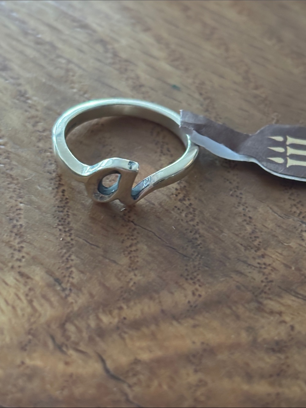 New James Avery a initial ring